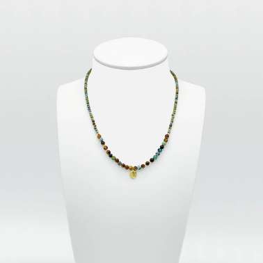 Collier tropical doré