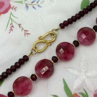 Collier sautoir Ruby