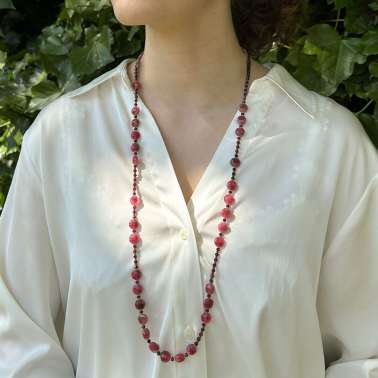 Collier sautoir Ruby