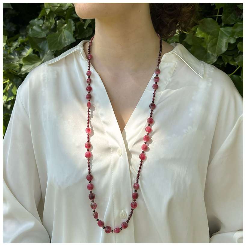 Collier sautoir Ruby