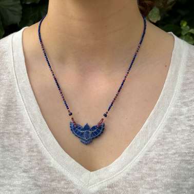 Collier Aigle Lapis-lazuli